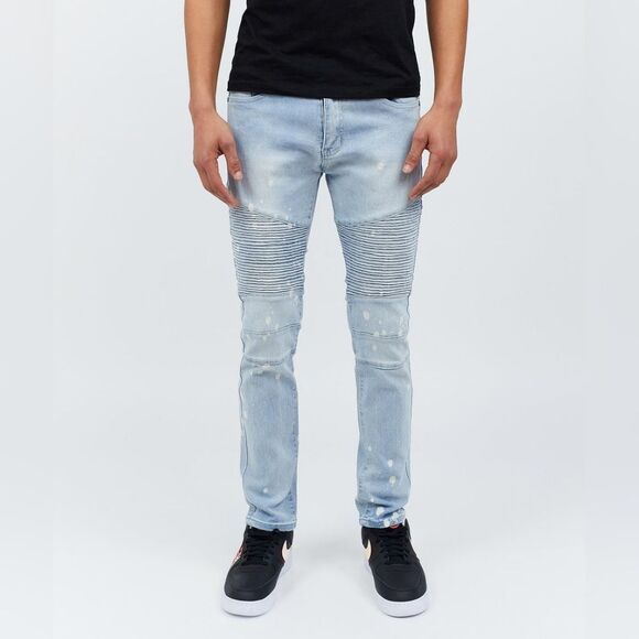 NWT Reason Melbourne Denim Jeans - Light Blue - Picture 5 of 8